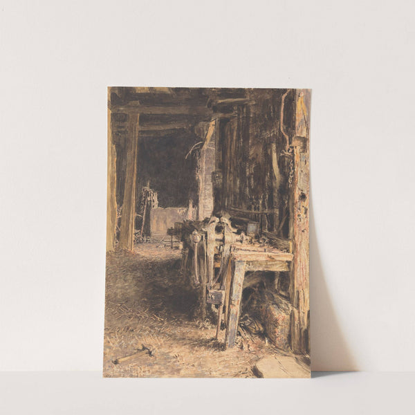 Barn Interior by William Henry Hunt