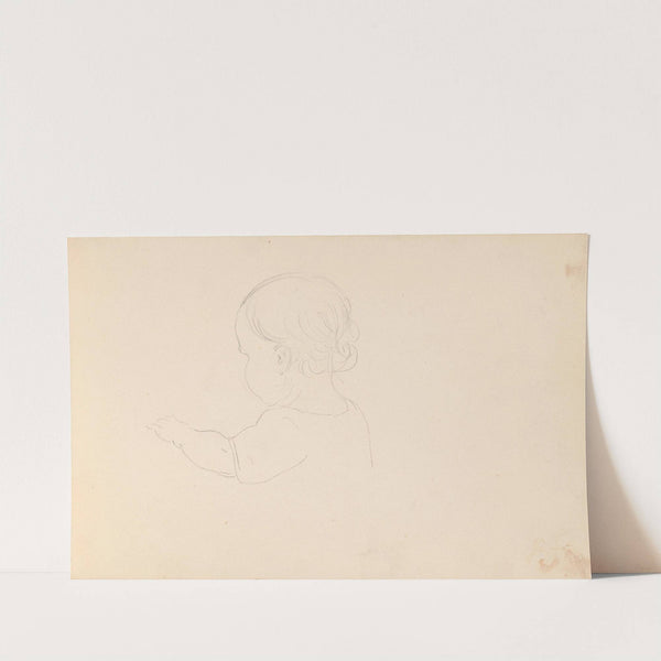 Barn sett bakfra (1856) by Adolph Tidemand