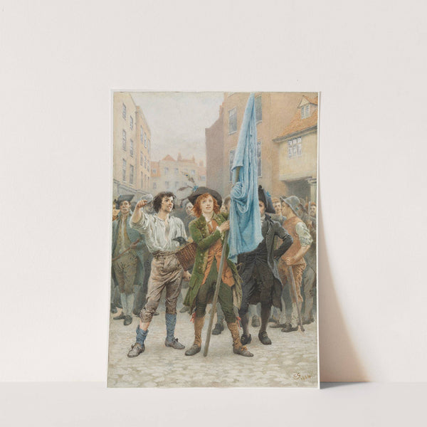 Barnaby Rudge Helping Lead the Gordon Riots by Charles Green