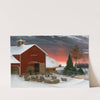 Barnyard In Winter by Horatio Shaw