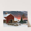 Barnyard in Winter by Horatio Shaw