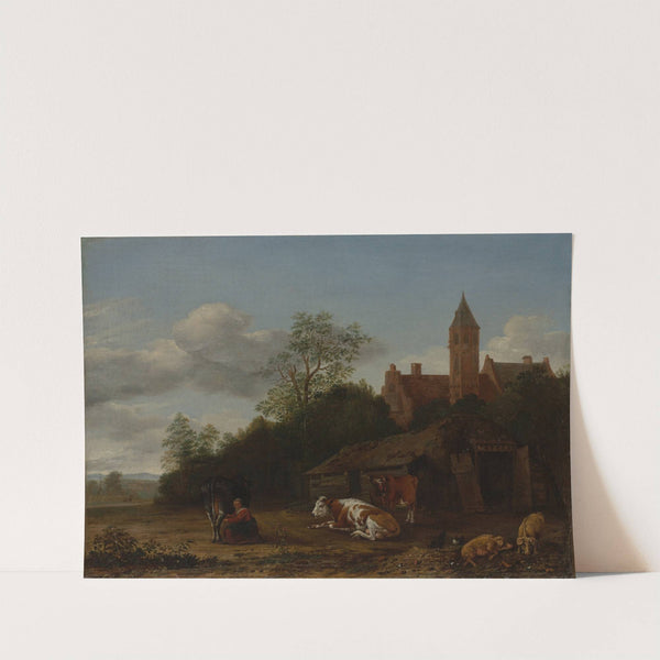 Barnyard Scene by Anthonie van Borssom