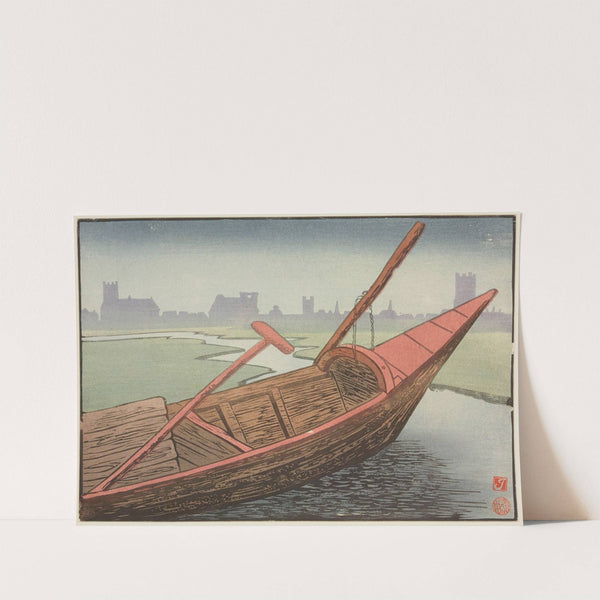 Barque dans les marais de Saint-Omer (1908-1912) by Prosper Alphonse Isaac