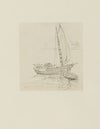 Barque – dessin pour le cul-de-lampe du chapitre 1 Un mot écrit sur une page blanche (1920-1921)
