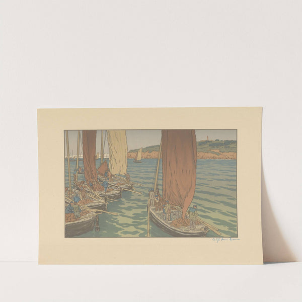 Barques de pêche by Henri Rivière