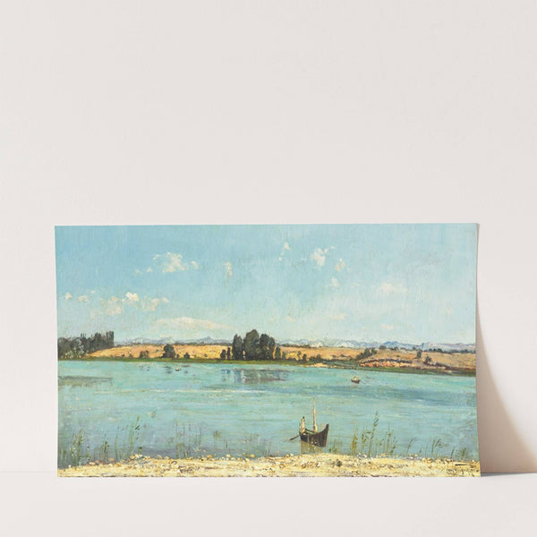 Barques sur la Durance (1870) by Paul-Camille Guigou