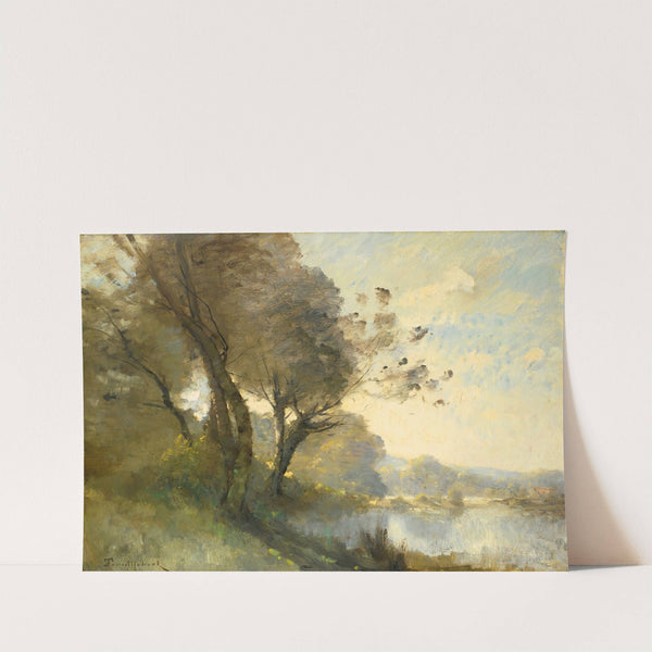 Barrage En Ruine Sur La Vienne by Paul Désiré Trouillebert