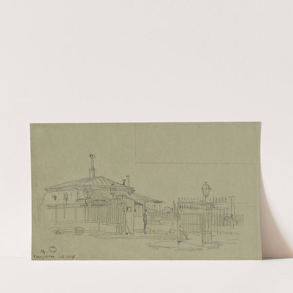 Barrière de Paris et pavillon d’octroi (1895 - 1905) by Frédéric Houbron