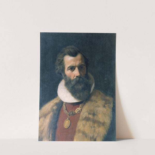 Bärtiger Mann in altdeutscher Tracht by Natale Schiavone