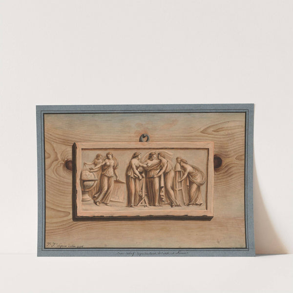 Bas-relief représentant les arts et sciences (1776) by Jean Jacques Lequeu
