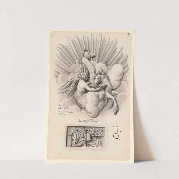 Bas-reliefs d’écurie by Jean Jacques Lequeu