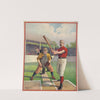 Base ball poster (1895) by Calvert Litho. Co