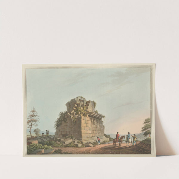 Base of a colossal Column near Syracuse by Luigi Mayer