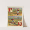Baseball A B C Pl.10 (1885) by McLoughlin Bros