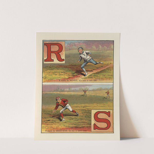 Baseball A B C Pl.11 (1885) by McLoughlin Bros