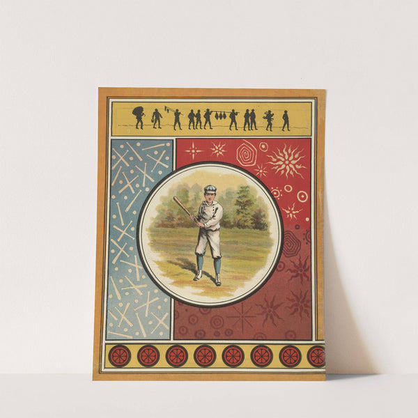 Baseball A B C Pl.15 (1885) by McLoughlin Bros