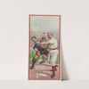 Baseball player at bat, in front of catcher and umpire (1895) by Calvert Litho. Co