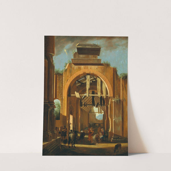 Basilica of Constantine Motif with the Adoration of the Magi by Niccolò Codazzi