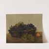 Basket with grapes by Victoria Fantin-Latour