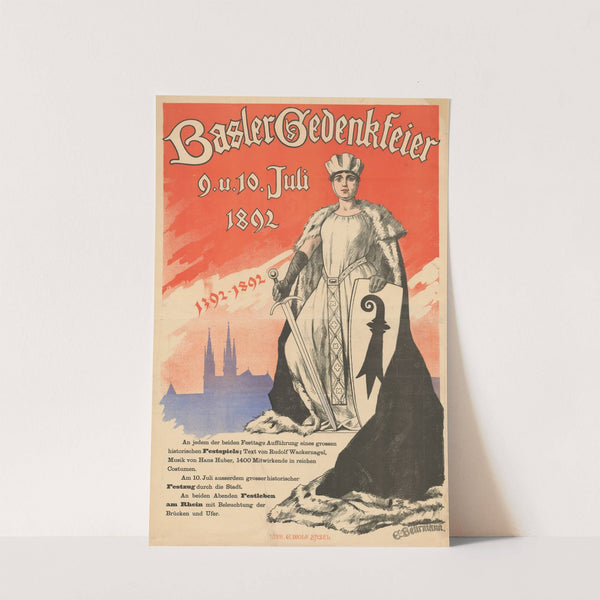 Basler Gedenkfeier (1892) by Emil Beurmann