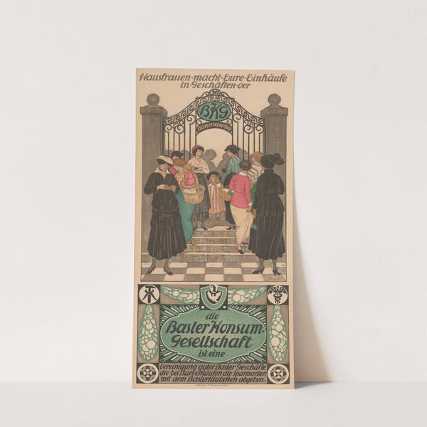 Basler Konsum-Gesellschaft by Burkhard Mangold