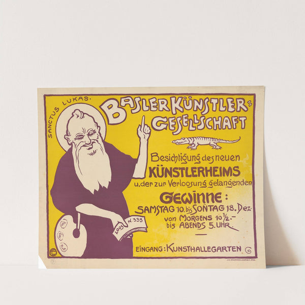 Basler Künstlergesellschaft – Besichtigung des neuen Künstlerheims u. der zur Verlosung gelangenden Gewinne (1898) by Emil Beurmann