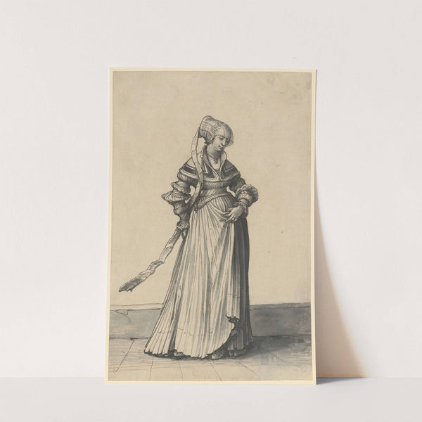 Baslerin, nach rechts gewendet by Hans Holbein The Younger