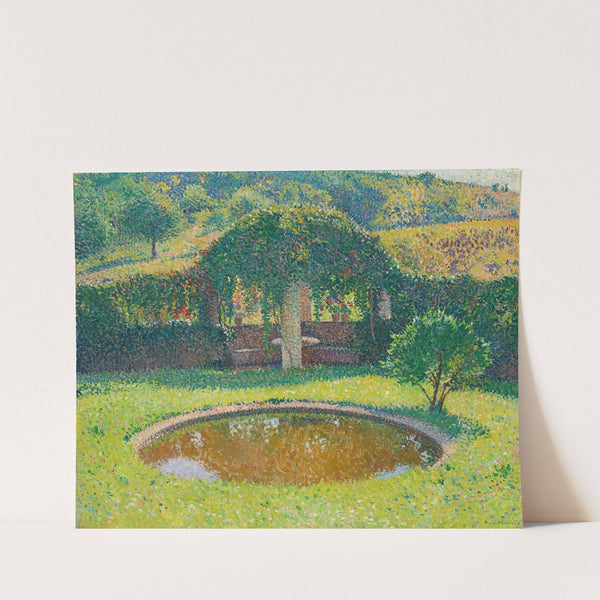 Bassin Et Tonnelle Sud-Ouest Du Parc De Marquayrol (circa 1920) by Henri Martin