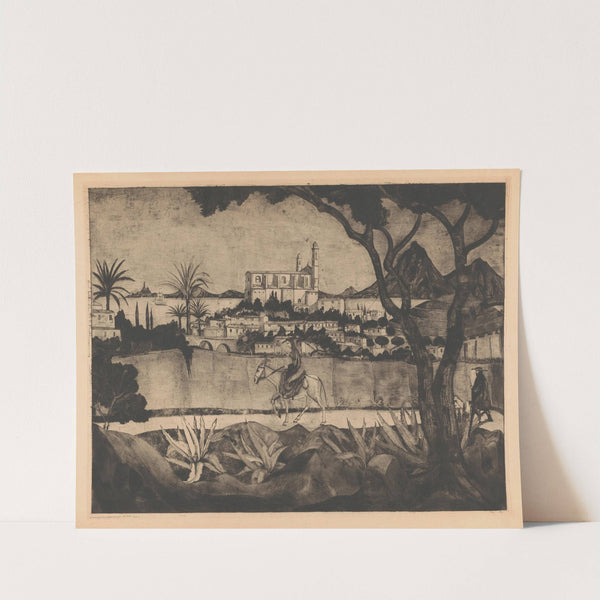 Bastia op Corsica (1920) by Lodewijk Schelfhout