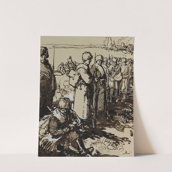 Bataille de Tannenberg (1914) by Auguste Louis Lepère