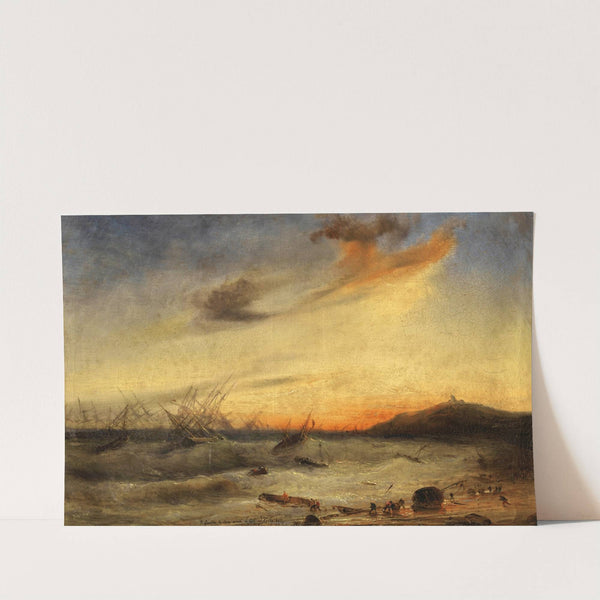 Bataille navale (1830) by Théodore Gudin