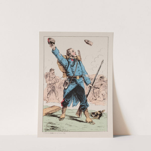 Bataillon de guerre de la garde nationale. (1871) by Draner