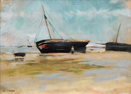 Bateau À Marée Basse