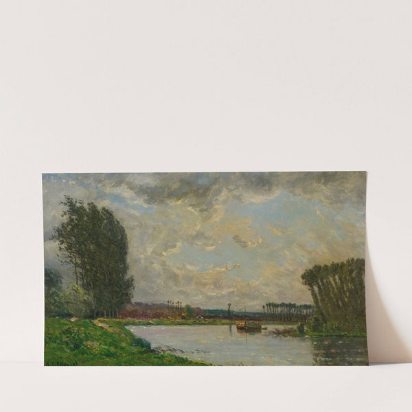 Bateau Sur L’oise (1893) by Hippolyte Camille Delpy