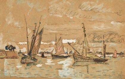 Bateaux à Honfleur