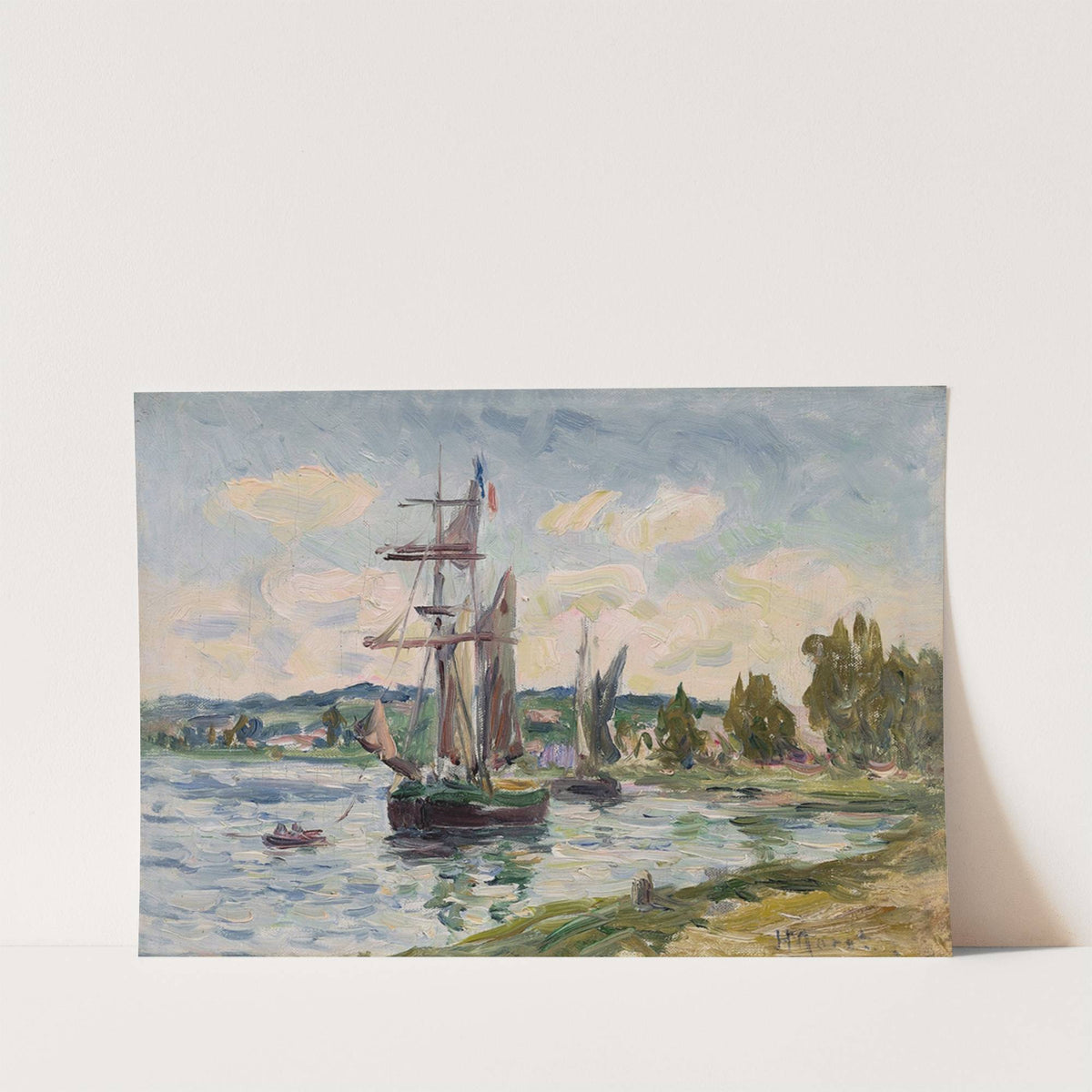 Bateaux dans la rade by Henry Moret