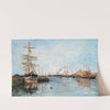 Bateaux en Rade by Edmond-Marie Petitjean