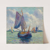 Bateaux hollandais (1905-1910) by Maximilien Luce