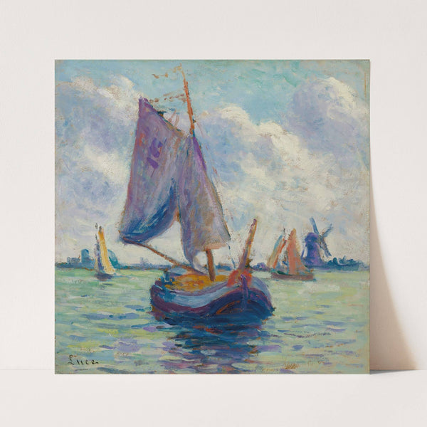 Bateaux hollandais (1905-1910) by Maximilien Luce