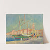Bateaux pavoisés dans le port de Saint-Tropez (1935-1936) by Robert Antoine Pinchon