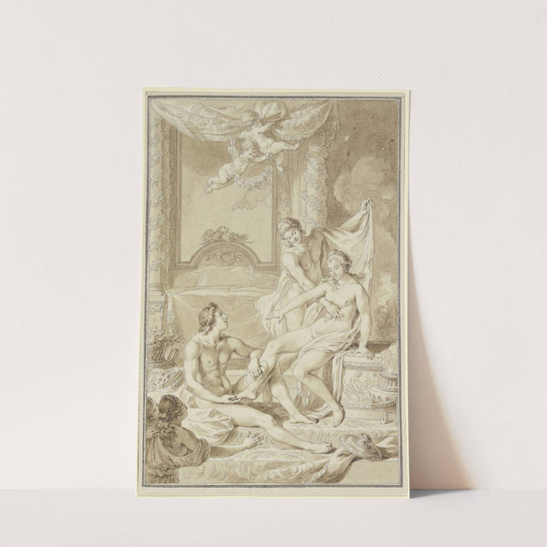 Bath scene by Clément Pierre Marillier