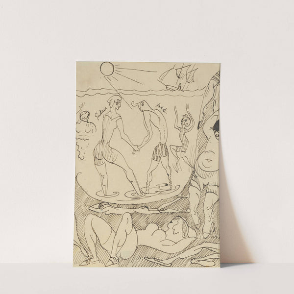 Bath Scene by Axel Törneman