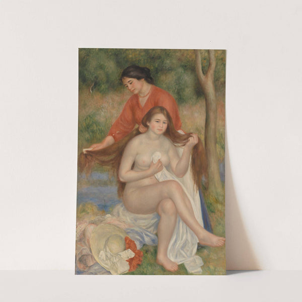 Bather and Maid (La Toilette de la baigneuse) by Pierre-Auguste Renoir