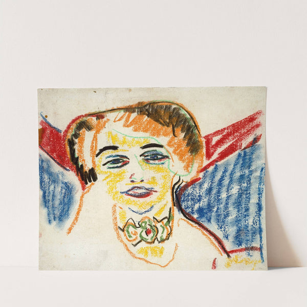 Bather on the Beach by Ernst Ludwig Kirchner