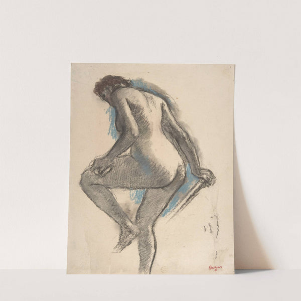 Bather Sponging Her Knee (ca. 1883–84) by Edgar Degas
