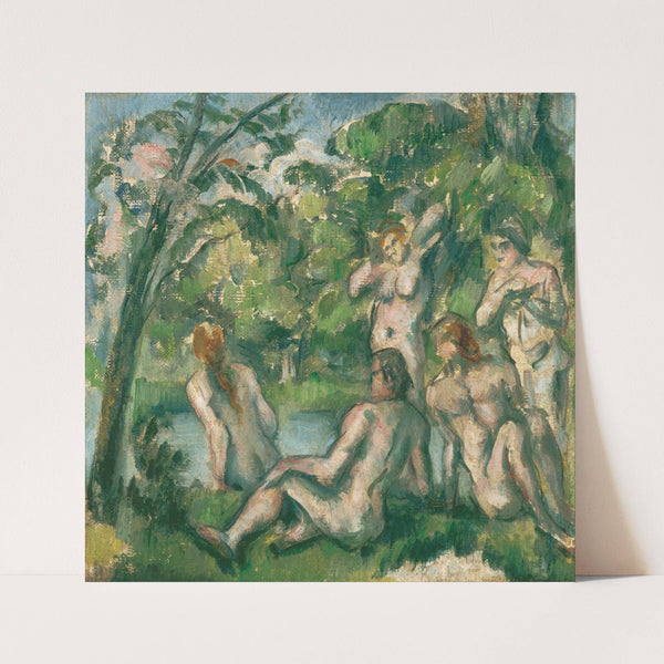 Bathers 2 by Paul Cézanne