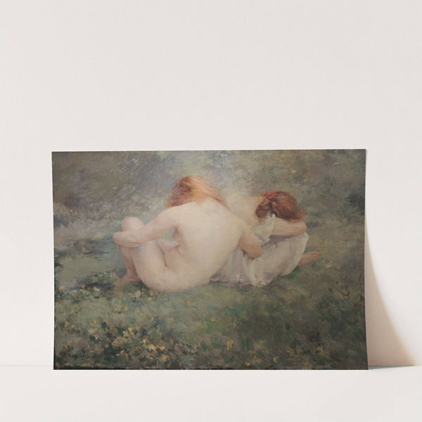 Bathers by Alfred Philippe Roll