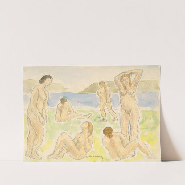 Bathers (or Figures) (1902) by Abraham Walkowitz