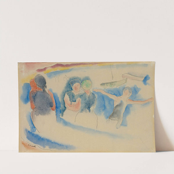 Bathing beach by Charles Demuth