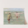 Bathing Boys With Crab Fisherman by Max Liebermann